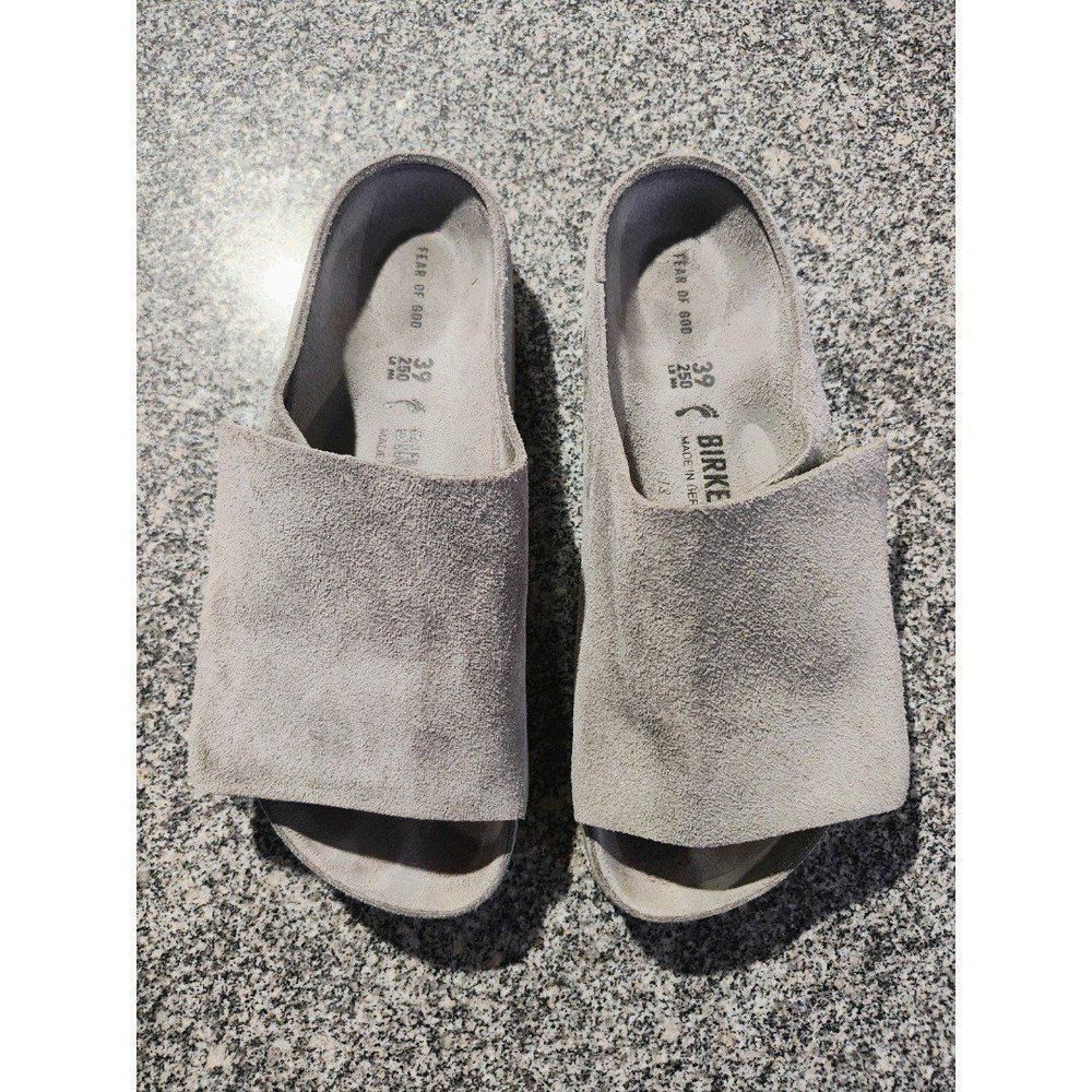 BIRKENSTOCK FEAR OF GOD LOS FELIZ SUEDE SUEDE LEATHER SIZE 39